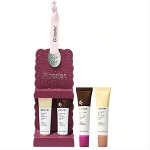 NWT Glossier Limited Edition Balm Dotcom Duo Holiday 2024 - Biscotti & Espresso